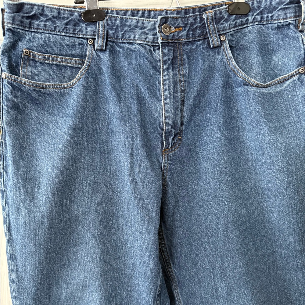 Duluth Trading Co Relaxed Fit Light Blue Jeans